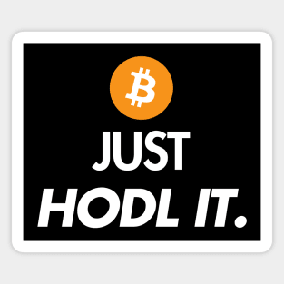 Bitcoin HODL design Magnet